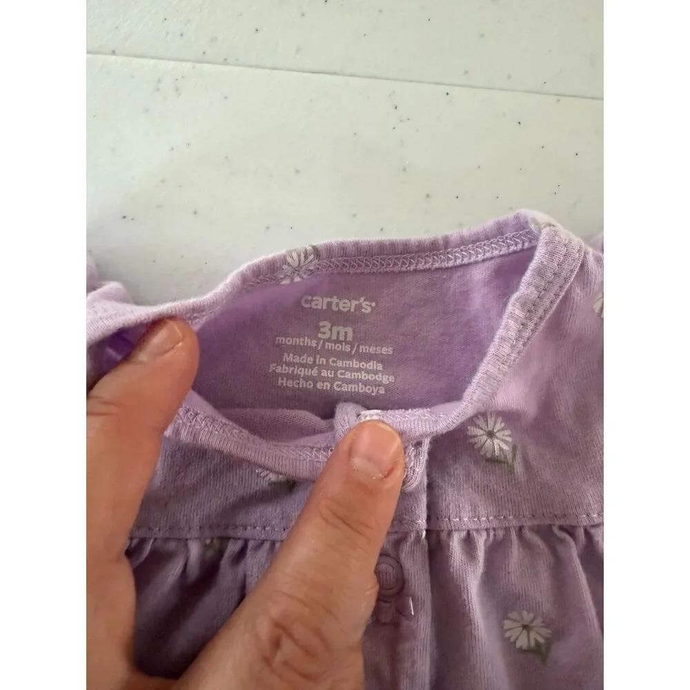 Baby Girl 3 month clothing lot- Carter's